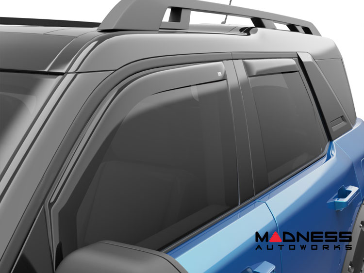 Ford Bronco Sport Side Window Air Deflectors - Dark Smoke - EGR